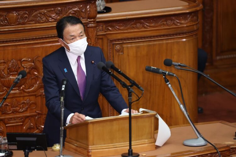 日本の国家財政を動かす財務省のトップは麻生大臣