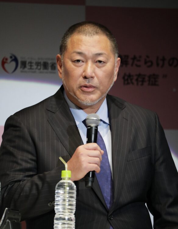 清原和博氏の長男は、慶応大学・野球部への入部を希望しているという(時事通信フォト)