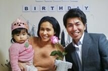 松永さんご家族3人の思い出写真