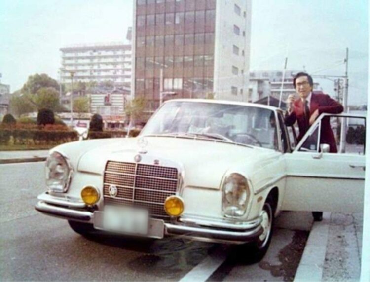 日本ではベンツがほとんど走っていない時代から乗っていたという