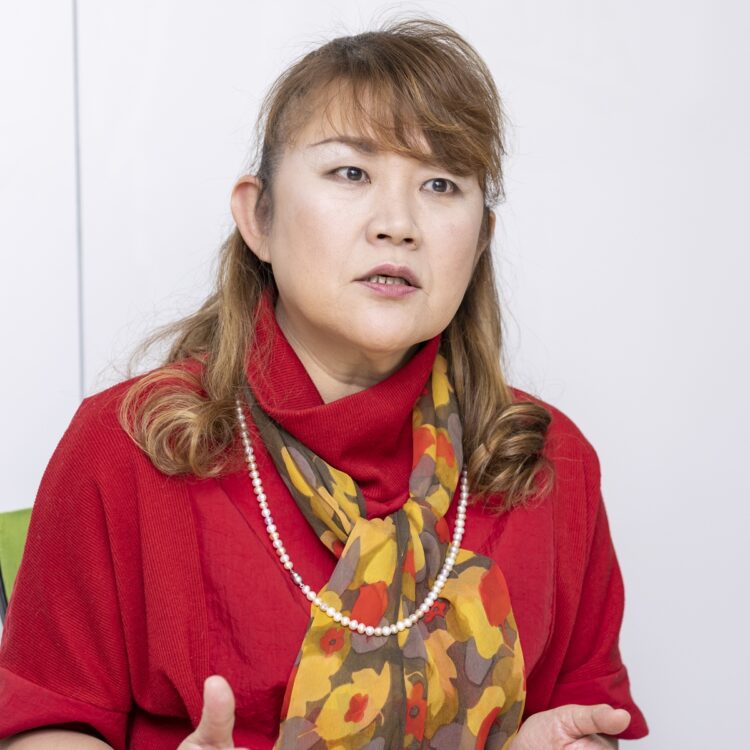 自身も幼少期に『みんなのうた』を見ていたという山田邦子(撮影/関谷知幸)