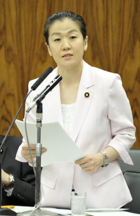 2010～2016年に参議院議員を務めた谷亮子氏（時事通信フォト）