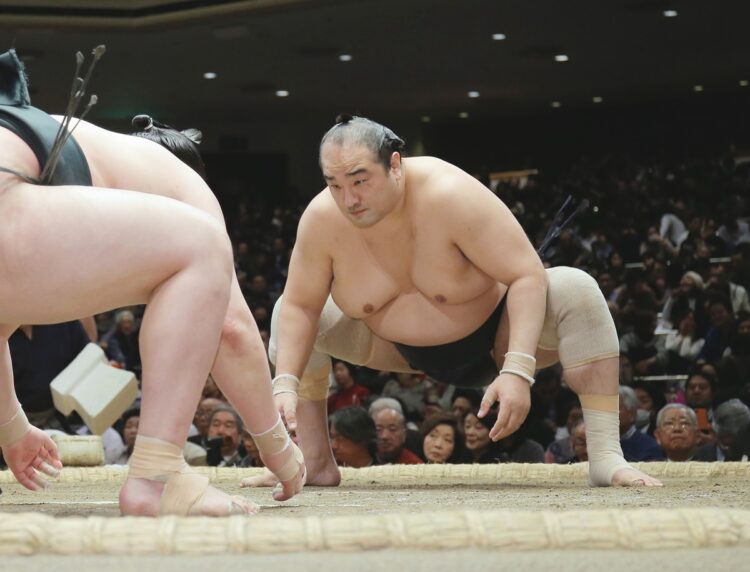 モデル・市川紗椰が元関脇・安美錦から現役時代の秘話を聞く（時事通信フォト）