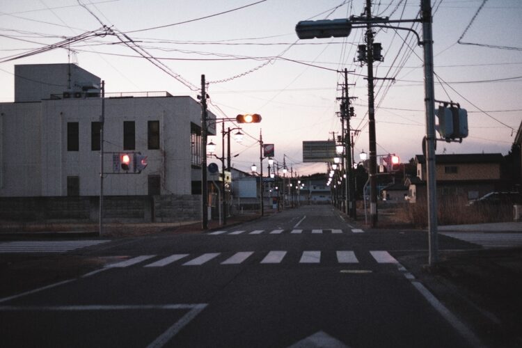 2021年2月18日の福島・浪江町。JR常磐線「浪江駅」周辺（撮影／郡山総一郎）