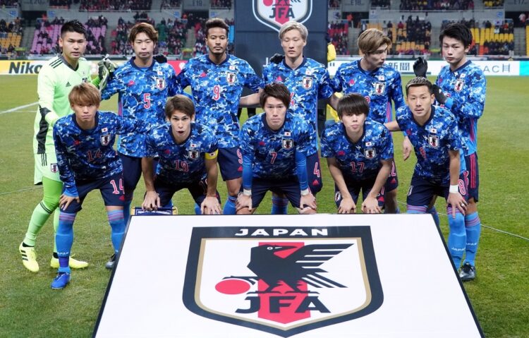 2019年12月のEAFF E-1サッカー選手権の韓国戦に出場した日本代表（Penta Press/時事通信フォト）