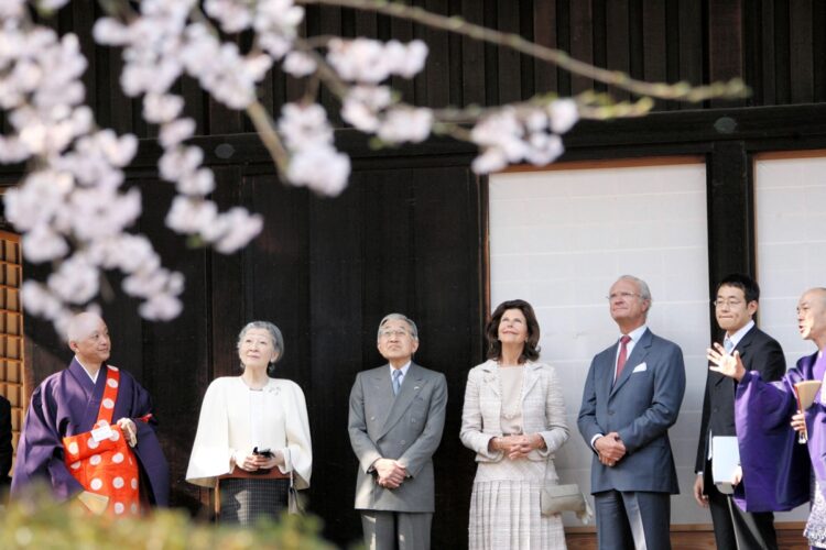 スウェーデン国王夫妻を招いた