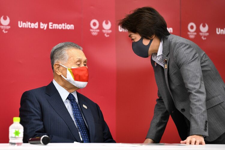 橋本氏は森前会長の新事務所にも顔を出しているという（写真／AFP＝時事）