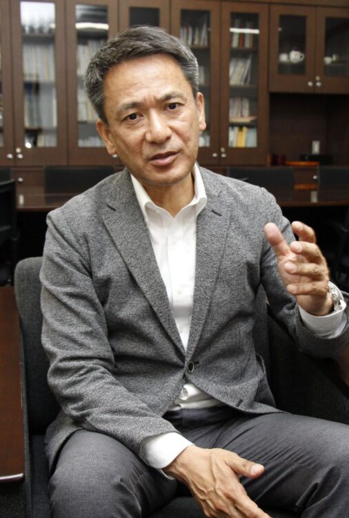 内申点が他校より高いのは子供たちが努力したからと語る工藤氏（共同）