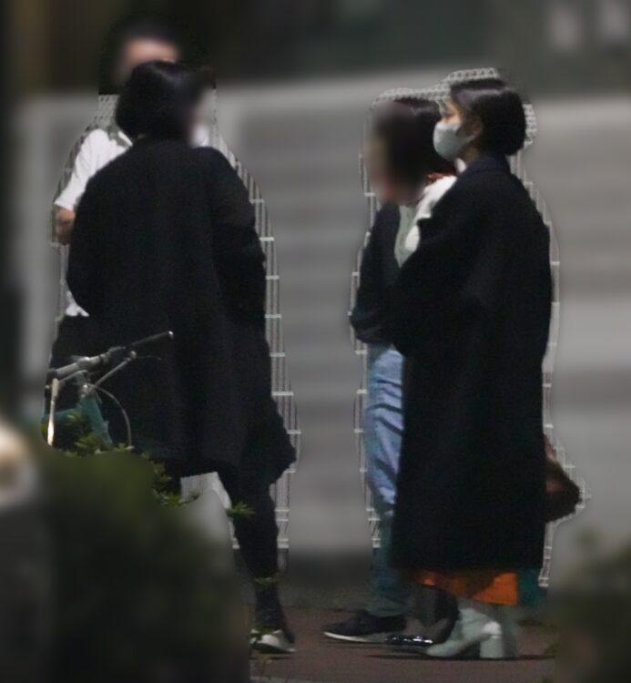 高級タウンで売れっ子女優を目撃（写真は2021年3月）