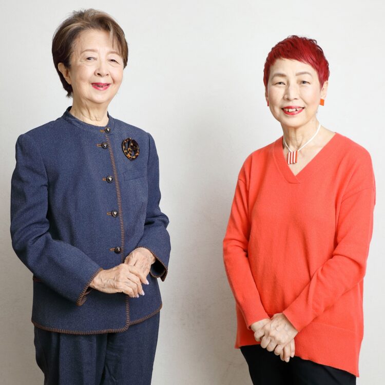 下重暁子さん（84才、左）と上野千鶴子さん（72才）が語りつくす