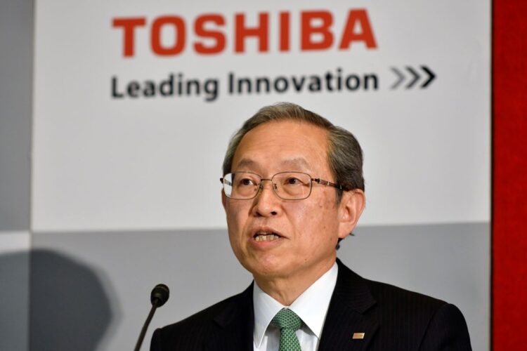 異例の社長復帰が有力視されている綱川智氏（EPA＝時事通信フォト）