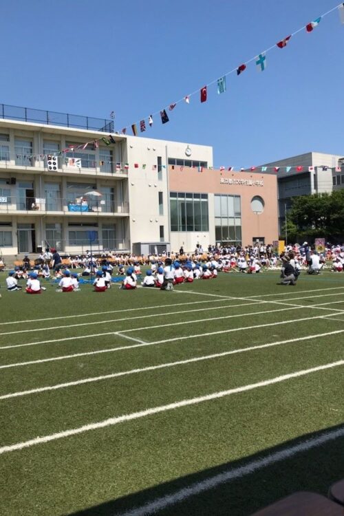 東京都市大学付属小学校の運動会風景
