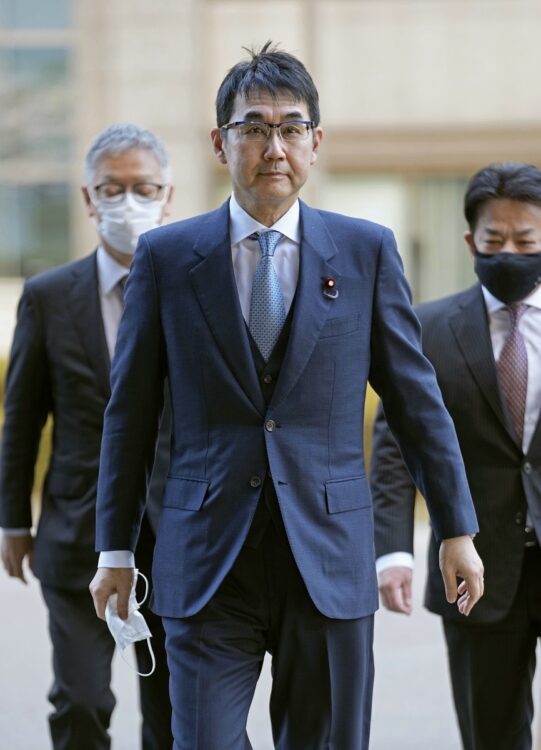 河井案里被告の夫、河井克行被告も同じ選挙の公職選挙法違反で裁判が進行中（時事通信フォト）