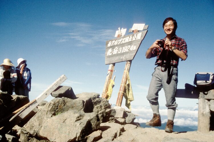 1987年8月、2泊3日で白峰三山を縦走された（写真／時事通信社）