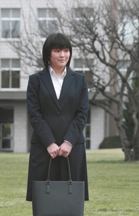 2010年にICUに入学した眞子内親王（時事通信フォト）