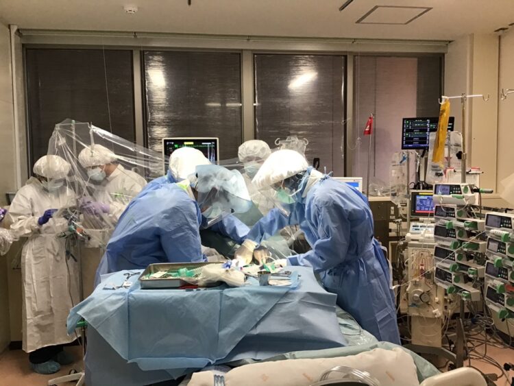 コロナ患者の受け入れ態勢はいまだ整っていない（提供／東京医科歯科大病院）
