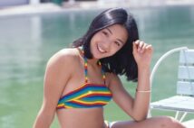 香坂みゆきの水着姿は注目を集めた(写真/近代映画社)