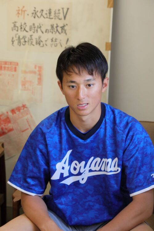 「井口2世」の呼び声高い青山学院大1年の佐々木泰選手