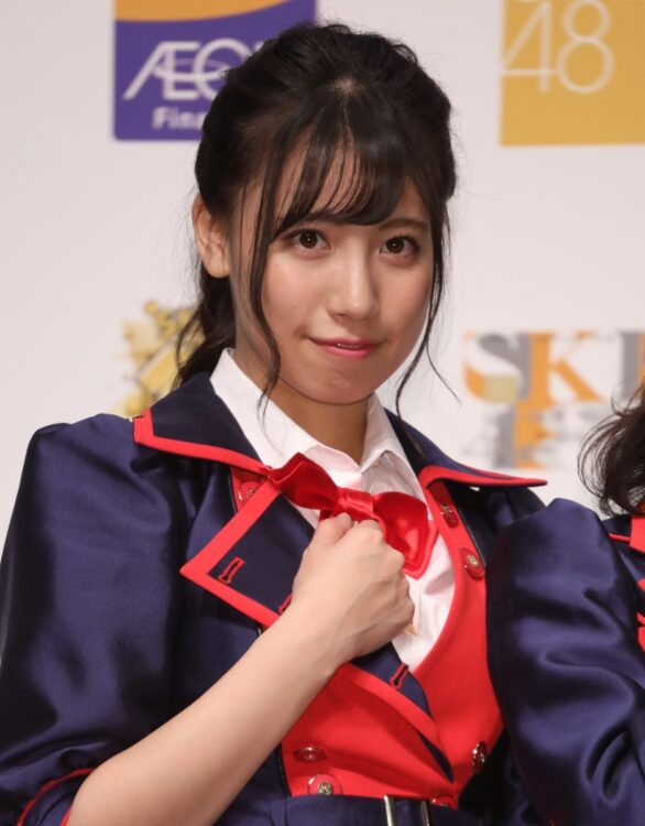 プロレスに本格参戦するSKE48の荒井優希（時事通信フォト）