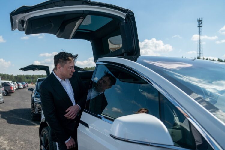 電気自動車メーカー、テスラのCEOも務めるイーロン・マスク氏（EPA＝時事通信フォト）