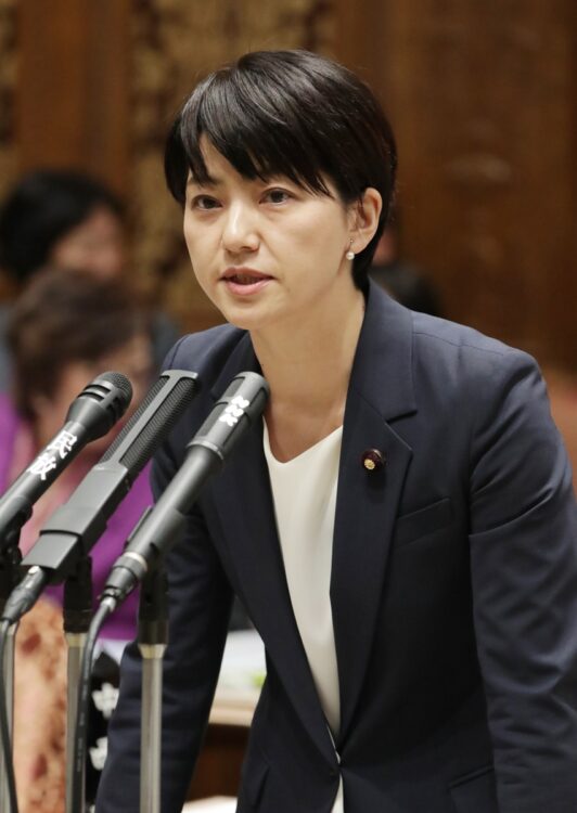 立憲民主・石垣のりこ参議に不倫を巡る騒動が（時事通信フォト）