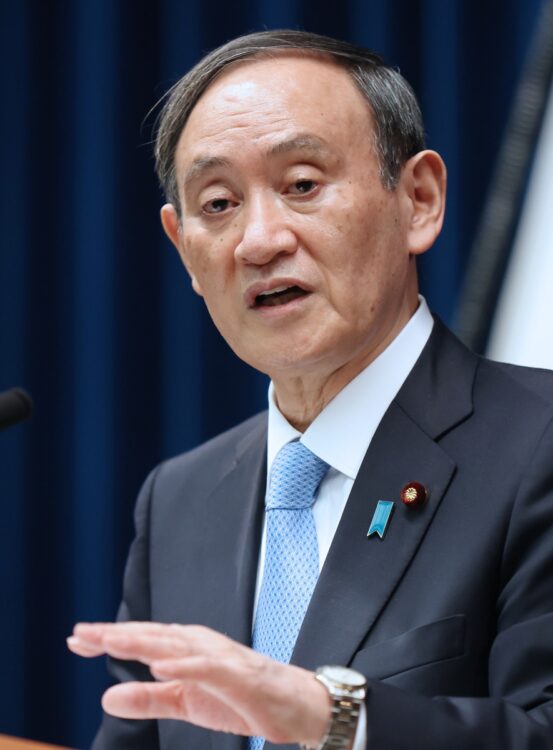 菅義偉・首相（時事通信フォト）