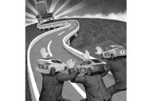 15年後の自動車市場はどうなる?(イラスト/井川泰年)