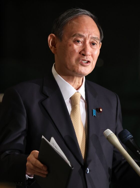 菅義偉・首相（時事通信フォト）