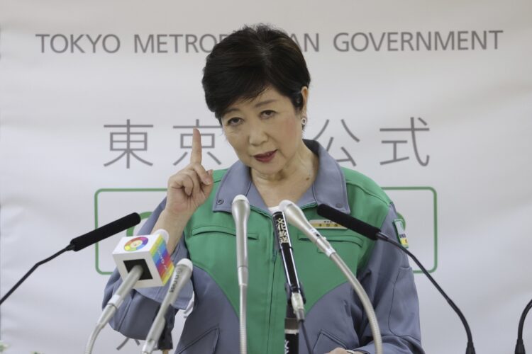 自民党総裁選に出馬した経験を持つ小池百合子氏（写真／共同通信社）