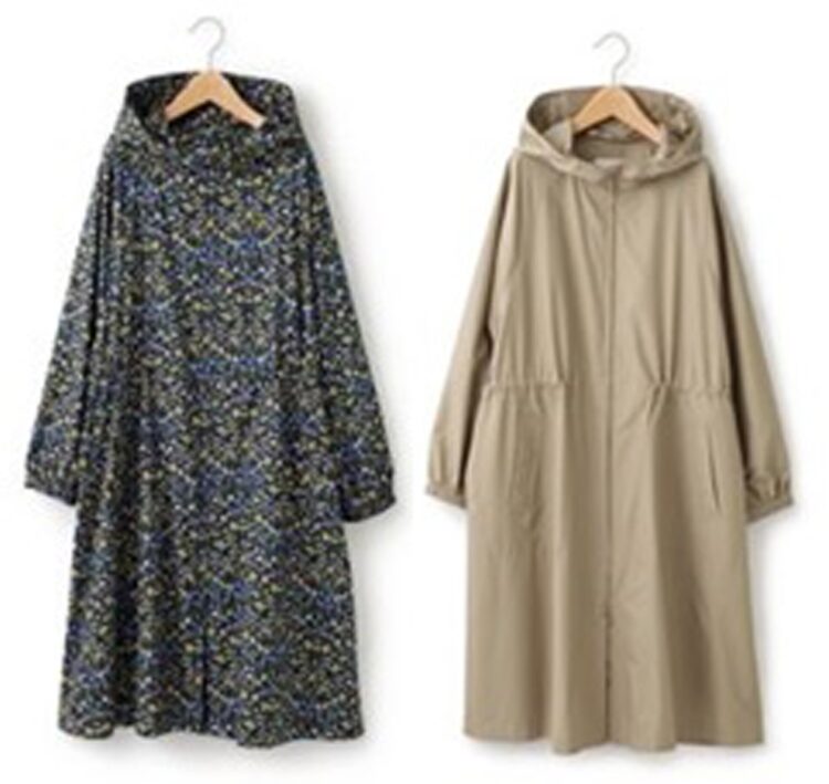 環境にも優しいレインコート