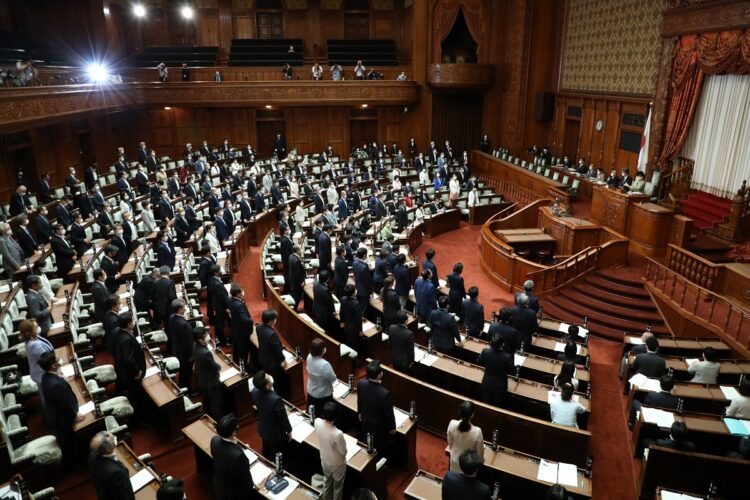 2020年5月21日午後、改正少年法が参院本会議において賛成多数で可決、成立した（時事通信フォト）