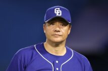 与田監督にも苦い過去が?(時事通信フォト)