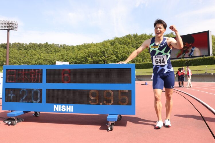 この6月に29才になったばかりの山縣亮太（写真／AFLO）