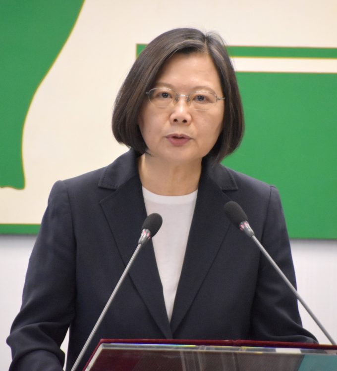 蔡総統（時事通信フォト）