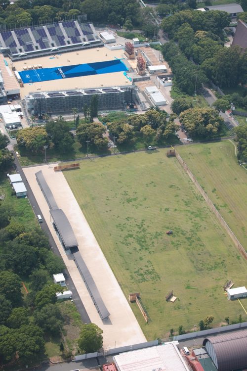 夢の島公園アーチェリー場（江東区／2021年6月8日撮影）