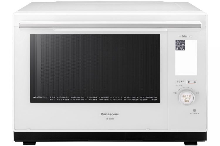 パナソニックのスチームオーブンレンジ ビストロNE-BS908