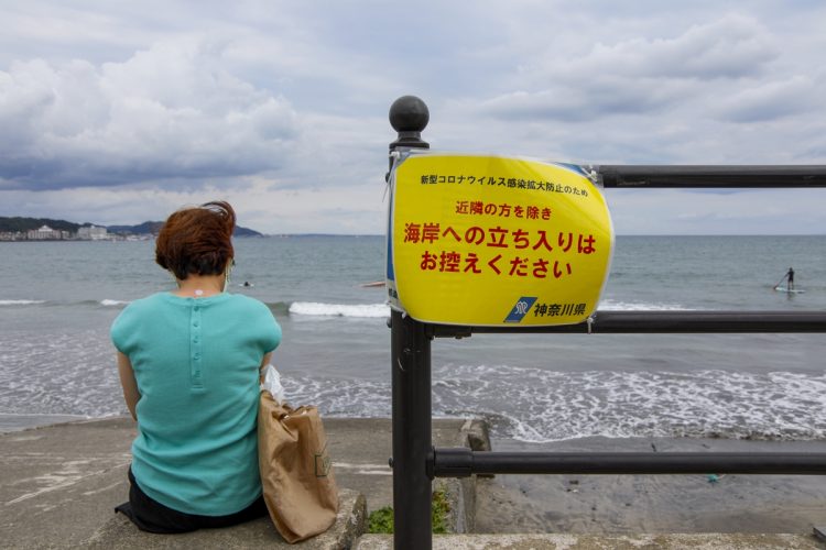 由比ガ浜海水浴場（鎌倉市／海開き断念）