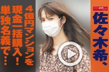 【動画】佐々木希、4億円マンションを現金一括購入! 単独名義で…