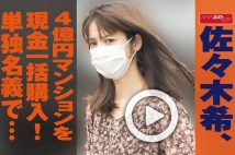 【動画】佐々木希、4億円マンションを現金一括購入！　単独名義で…