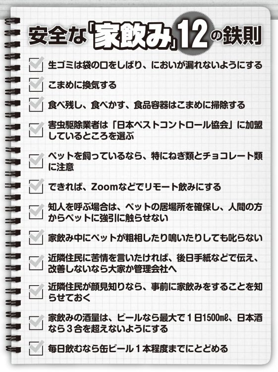 安全な家飲みを心がけよう