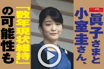 【動画】眞子さまと小室圭さん、「数年現状維持」の可能性も