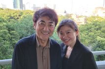 離婚発表と共に公開した写真。円満離婚のようだ。