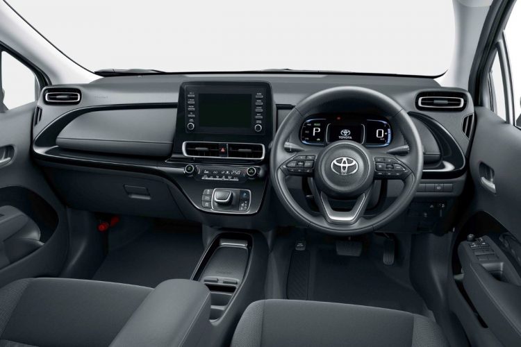 トヨタ新型アクアのインテリア