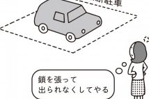 私有地への無断駐車に腹を立て、鎖で出られなくしたらどうなるのか