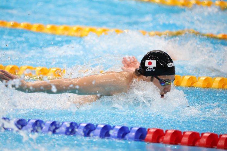 瀬戸の200mバタフライなどの短水路世界記録はいまだ破られていない（写真／代表撮影：雑誌協会）