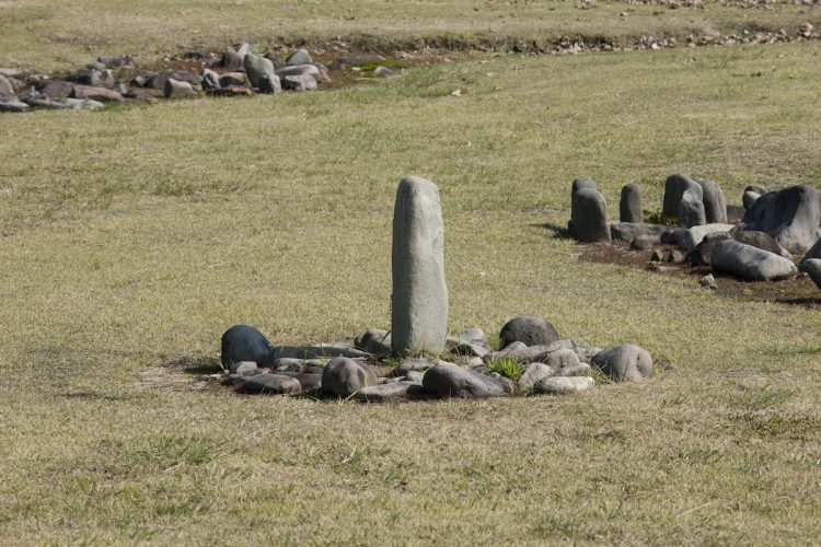 秋田県鹿角市の大湯環状列石。英ストーンヘンジとの共通点も（時事通信フォト）