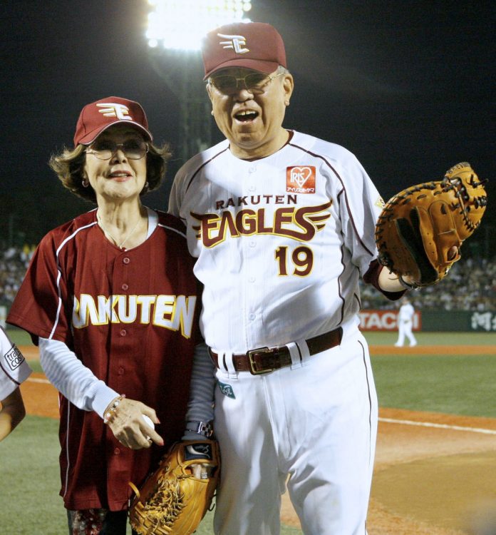 野村克也さんの笑顔（写真／共同通信社）