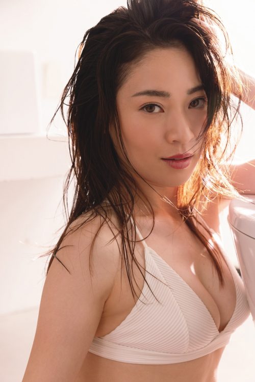 コースで見せる表情とは違って…