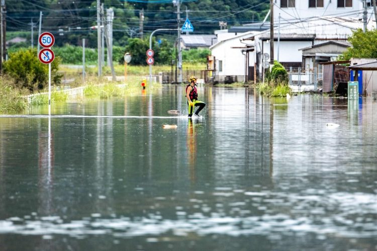 お盆の九州を大雨が襲った（イメージ、AFP＝時事）