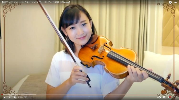 ヴァイオリニストの益子侑は『益子侑のヴァイオリン研究室』を自らプロデュース（YouTubeより）